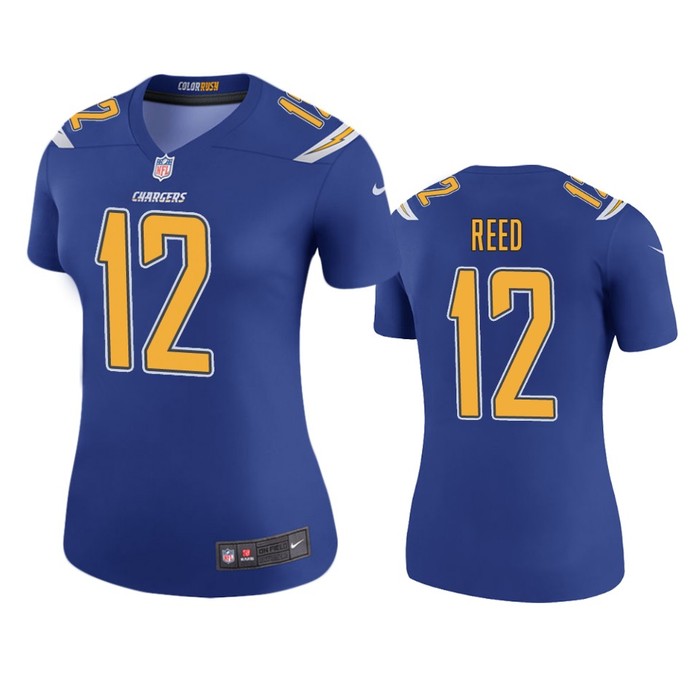 Los Angeles Chargers Joe Reed Royal Color Rush Legend Jersey - Womens