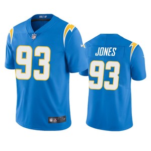 Los Angeles Chargers Justin Jones Powder Blue 2020 Vapor Limited Jersey - Mens