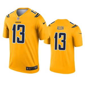 Los Angeles Chargers Keenan Allen Gold Inverted Legend Jersey - Cocomos