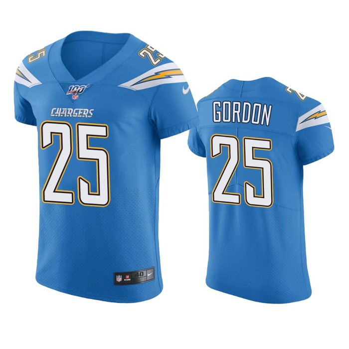 Los Angeles Chargers Melvin Gordon Powder Blue 100th Season Vapor Elite Jersey