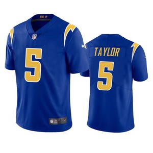 Los Angeles Chargers Tyrod Taylor Royal 2020 2nd Alternate Vapor Limited Jersey - Mens