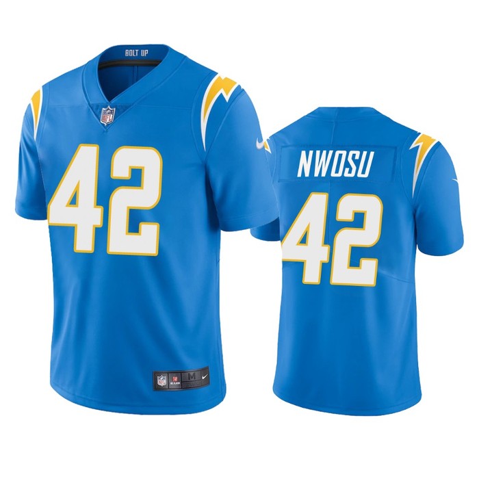 Los Angeles Chargers Uchenna Nwosu Powder Blue 2020 Vapor Limited Jersey - Mens