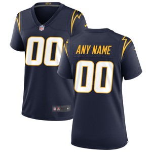 Los Angeles Chargers Womens Alternate Custom Game Jersey Navy Custom Jerseys Nfl