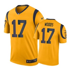 Los Angeles Rams #17 Robert Woods Nike Color Rush Gold Jersey