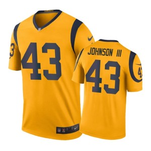 Los Angeles Rams #43 John Johnson Iii Nike Color Rush Gold Jersey