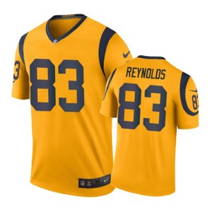 Los Angeles Rams #83 Josh Reynolds Nike Color Rush Gold Jersey