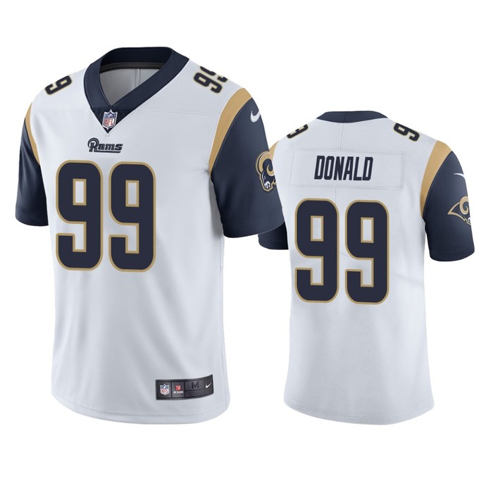 Los Angeles Rams Aaron Donald White Vapor Untouchable Limited Jersey