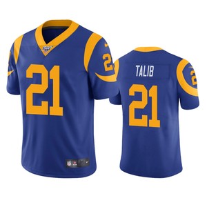 Los Angeles Rams Aqib Talib Royal 100th Season Vapor Limited Jersey