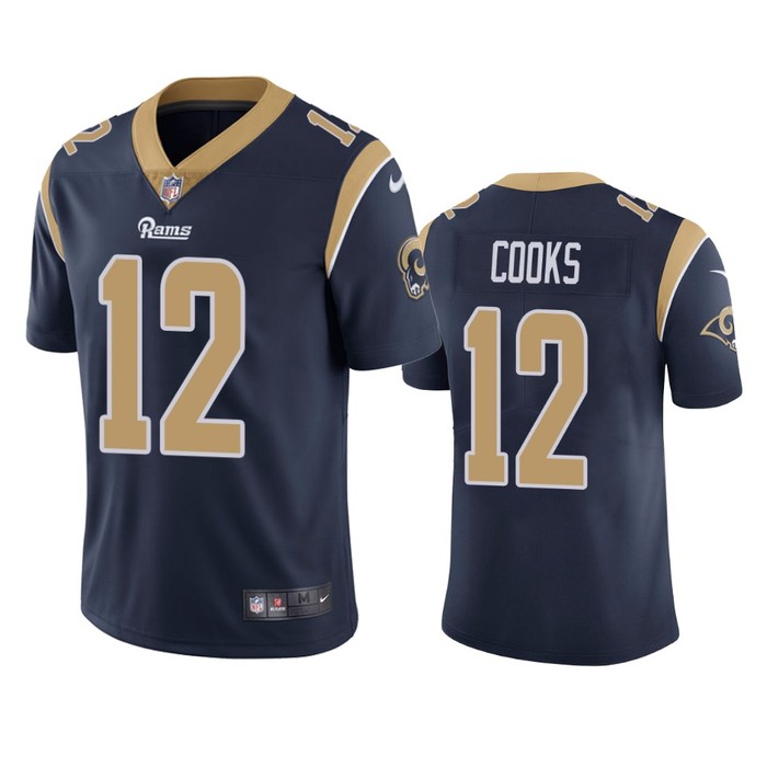 Los Angeles Rams Brandin Cooks Navy Vapor Limited Jersey