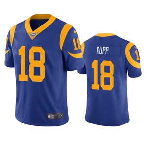 Los Angeles Rams Cooper Kupp Royal 100th Season Vapor Limited Jersey