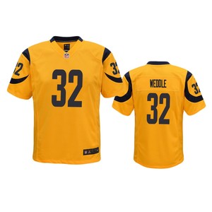 Los Angeles Rams Eric Weddle Gold Color Rush Game Jersey