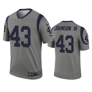 Los Angeles Rams John Johnson Gray Inverted Legend Jersey