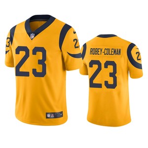 Los Angeles Rams Nickell Robey-coleman Gold Nike Color Rush Limited Jersey - Cocomos