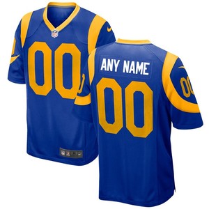 Los Angeles Rams Nike 2018 Alternate Custom Game Jersey - Royal