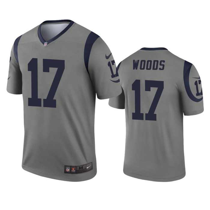 Los Angeles Rams Robert Woods Gray Inverted Legend Jersey