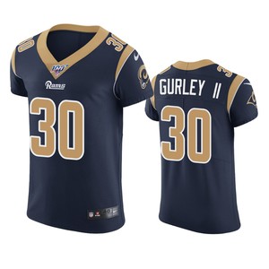 Los Angeles Rams Todd Gurley Ii Navy 100th Season Vapor Elite Jersey