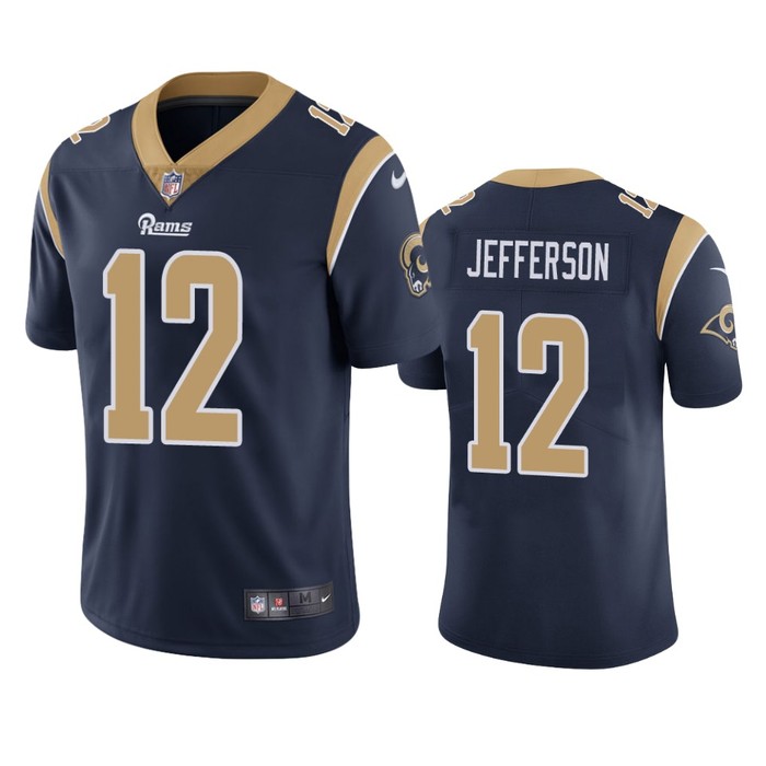 Los Angeles Rams Van Jefferson Navy 2020 Nfl Draft Vapor Limited Jersey