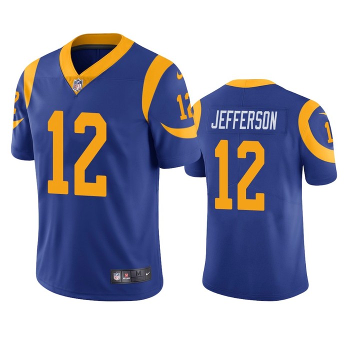 Los Angeles Rams Van Jefferson Royal 2020 Nfl Draft Vapor Limited Jersey