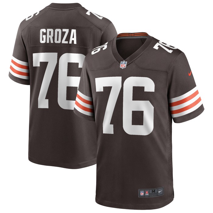 Lou Groza Cleveland Browns Game Retired Player Jersey - Brown Nfl