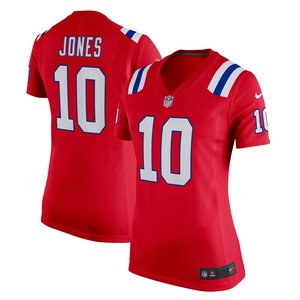 Mac Jones New England Patriots Womens Game Alternate Jersey - Red Nfl - Cocomos