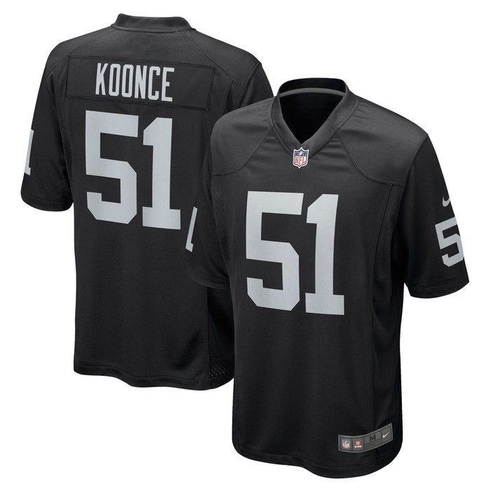 Malcolm Koonce Las Vegas Raiders Game Jersey - Black Nfl