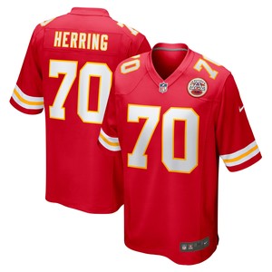 Malik Herring Kansas City Chiefs Game Jersey - Red Nfl - Cocomos