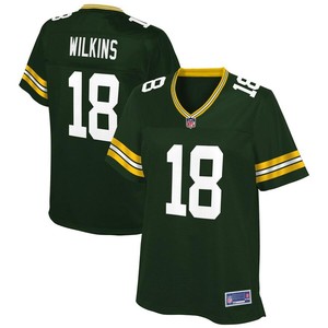 Manny Wilkins Green Bay Packers Nfl Pro Line Womens Team Player Jersey - Green