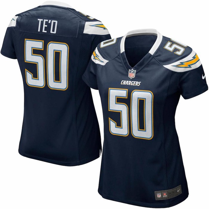 Manti Teo Los Angeles Chargers Nike Womens Game Jersey - Navy Blue