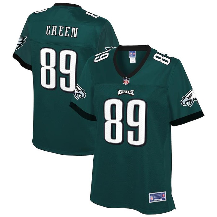 Marcus Green Philadelphia Eagles Nfl Pro Line Womens Player Jersey - Midnight Green