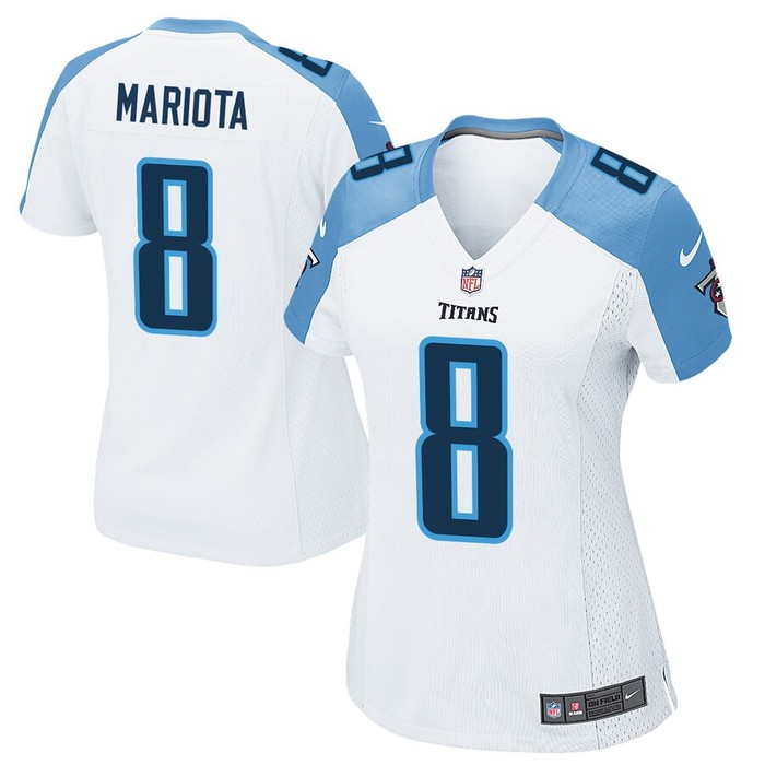 Marcus Mariota Tennessee Titans Nike Womens 2015 Game Jersey - White