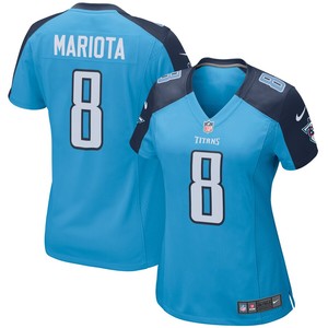 Marcus Mariota Tennessee Titans Nike Womens Alternate Game Jersey - Light Blue - Cocomos