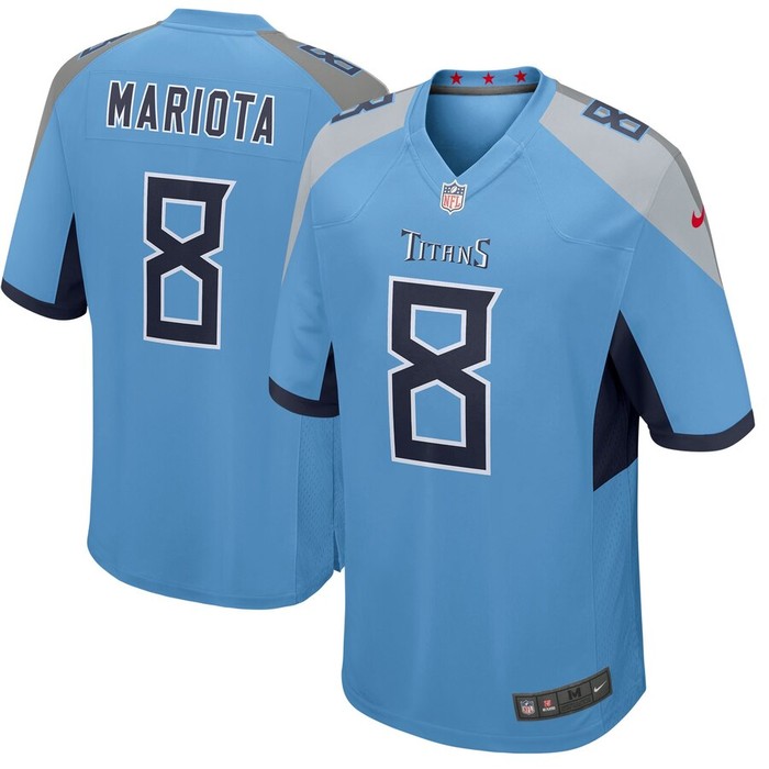 Marcus Mariota Tennessee Titans Nike Youth Player Game Jersey - Light Blue