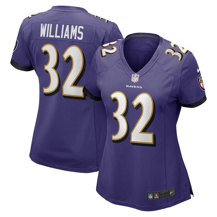 Marcus Williams Baltimore Ravens Womens Game Jersey - Purple Nfl