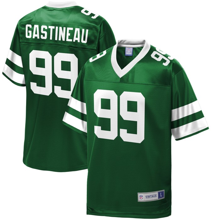 Mark Gastineau New York Jets Nfl Pro Line Retired Player Jersey - Green Nfl