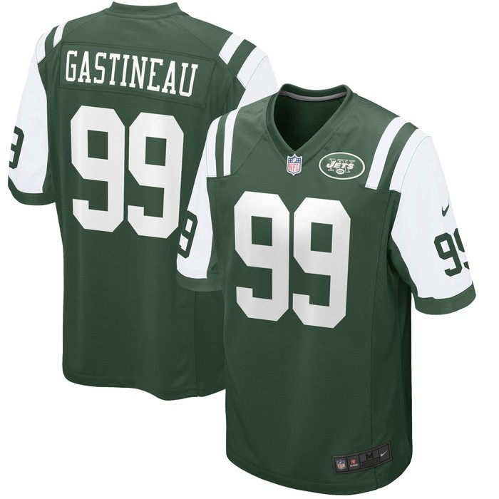 Mark Gastineau New York Jets Retired Player Game Jersey - Green Nfl