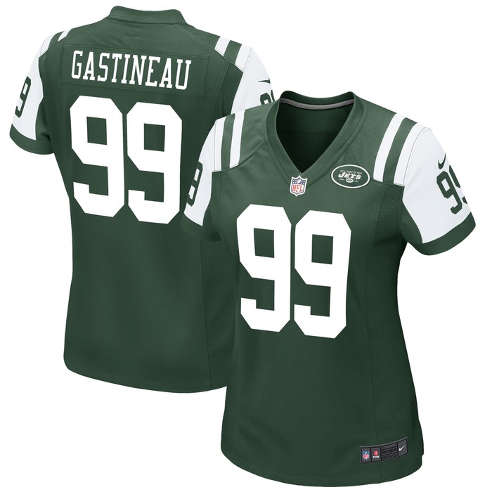 Mark Gastineau New York Jets Womens Retired Game Jersey - Green Nfl