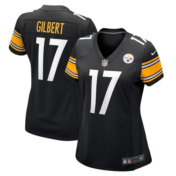 Mark Gilbert Pittsburgh Steelers Womens Game Jersey - Black Nfl