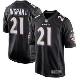 Mark Ingram Baltimore Ravens Nike Game Event Jersey - Black