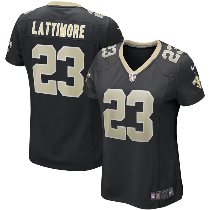 Marshon Lattimore New Orleans Saints Womens Game Jersey - Black Nfl