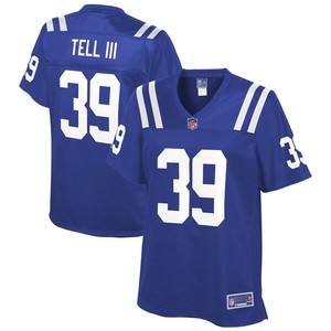 Marvell Tell Iii Indianapolis Colts Nfl Pro Line Womens Team Player Jersey - Royal