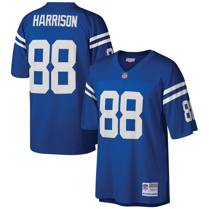 Marvin Harrison Indianapolis Colts Mitchell & Ness Retired Player Legacy Replica Jersey - Royal Nfl