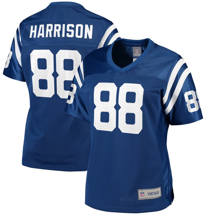 Marvin Harrison Indianapolis Colts Nfl Pro Line Womens Retired Player Replica Jersey - Royal Nfl