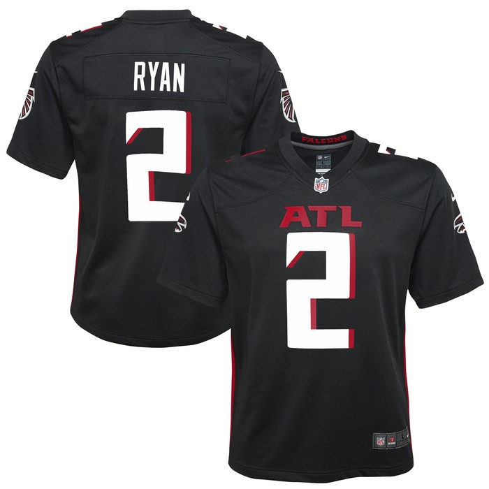 Matt Ryan Atlanta Falcons Game Jersey - Black Nfl