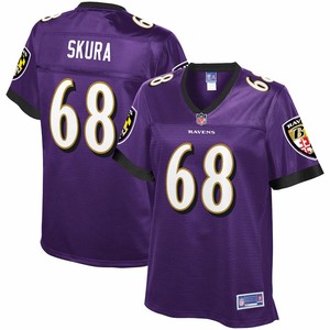 Matt Skura Baltimore Ravens Nfl Pro Line Womens Team Color Player Jersey - Purple