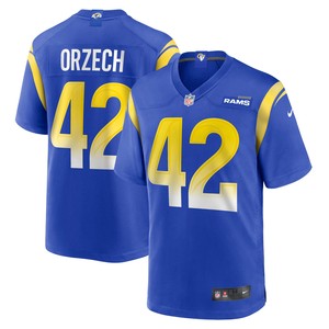 Matthew Orzech Los Angeles Rams Game Jersey - Royal Nfl