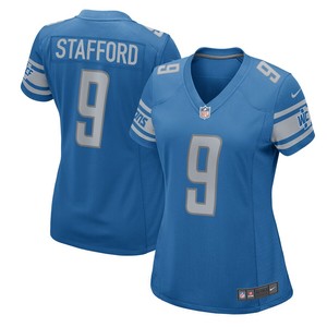 Matthew Stafford Detroit Lions Nike Womens 2017 Game Jersey - Blue