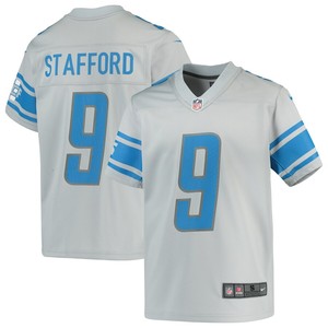 Matthew Stafford Detroit Lions Nike Youth Inverted Game Jersey - Silver