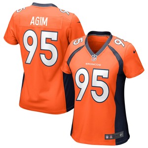 Mctelvin Agim Denver Broncos Womens Game Jersey - Orange Nfl