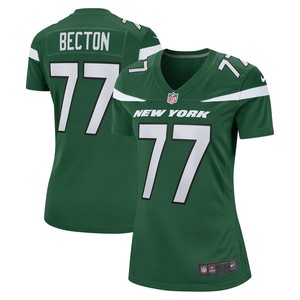 Mekhi Becton New York Jets Womens Game Jersey - Gotham Green Nfl