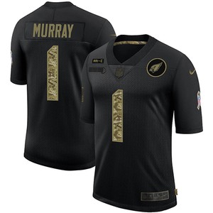 Mens Arizona Cardinals #1 Kyler Murray 2020 Black Camo Salute To Service Stitched Nfl Jersey - Cocomos